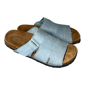 Birkenstock Betula Sandals Womens Sz 10/Mens Sz 8 Blue Katharina Slip On Preppy